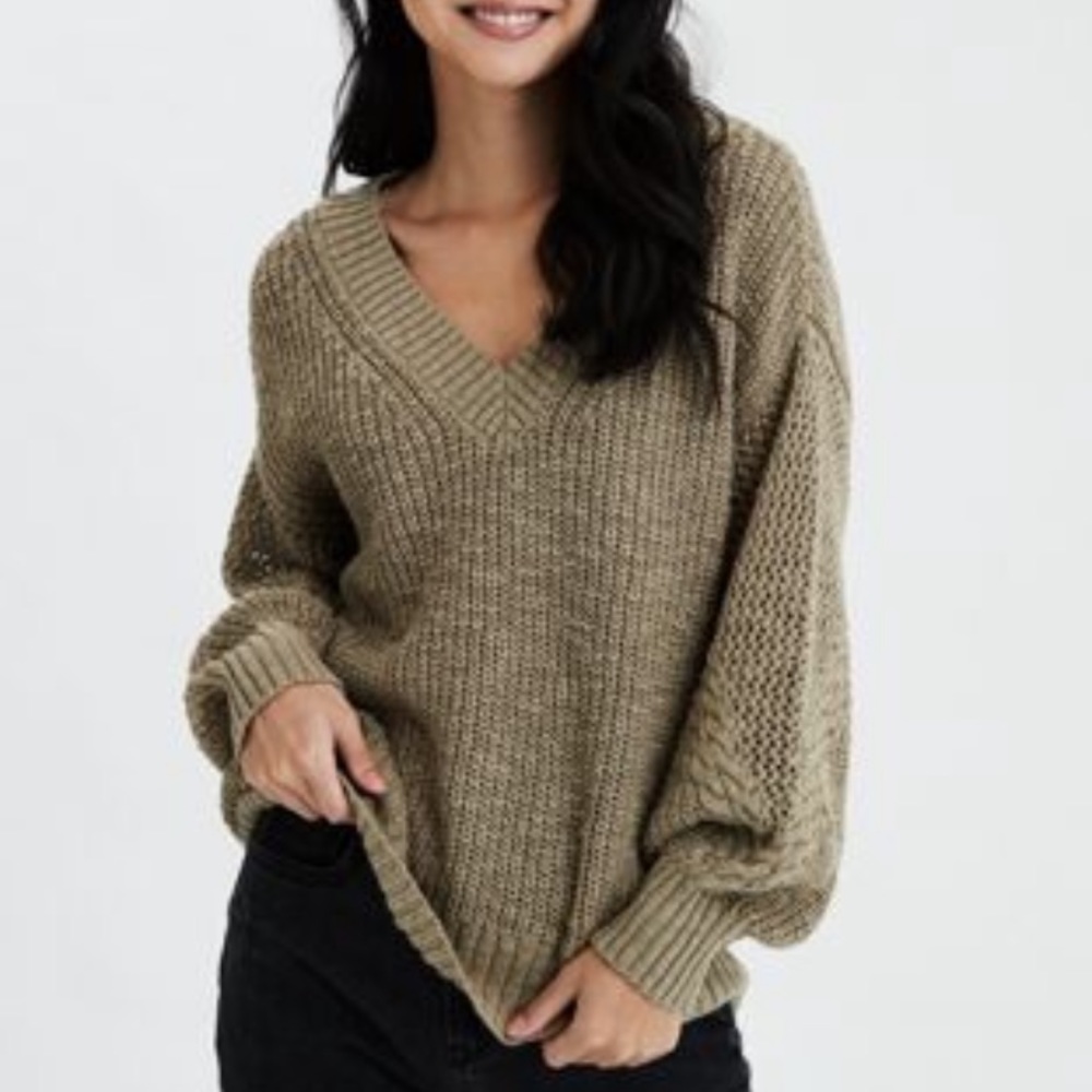 AE V Neck Oversized sweater